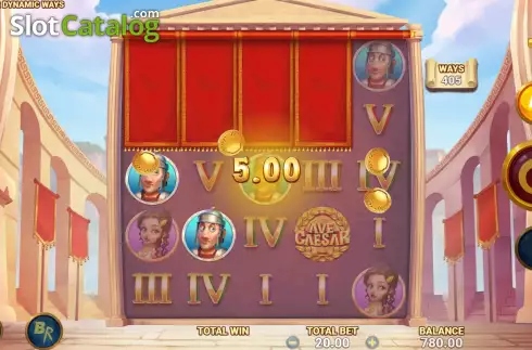 Οθόνη3. Ave Caesar (RAW iGaming) Κουλοχέρης