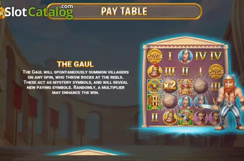 Οθόνη7. Ave Caesar (RAW iGaming) Κουλοχέρης