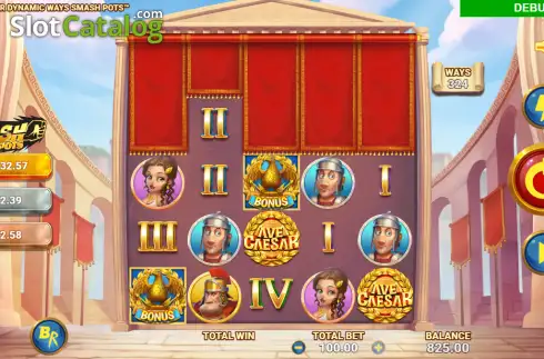 Οθόνη2. Ave Caesar Dynamic Ways Smash Pots Κουλοχέρης
