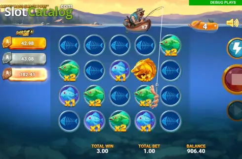 Οθόνη3. Bigger Money Bass Smash Pots Κουλοχέρης