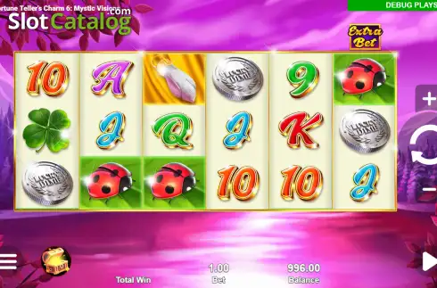 Οθόνη2. Fortune Teller's Charm 6 Mystic Visions Κουλοχέρης