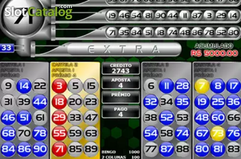 Οθόνη2. Steel Bingo Κουλοχέρης 