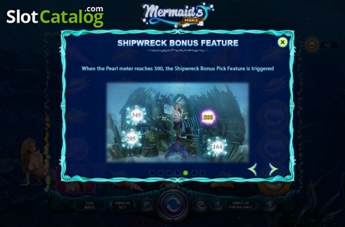 Οθόνη9. Mermaid's Pearls (RTG) Κουλοχέρης