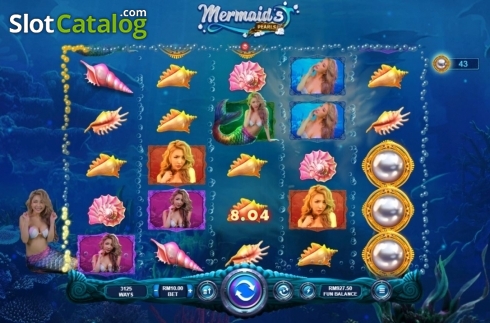 Οθόνη4. Mermaid's Pearls (RTG) Κουλοχέρης