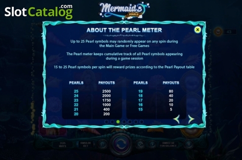 Οθόνη7. Mermaid's Pearls (RTG) Κουλοχέρης