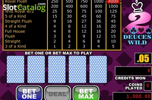 Οθόνη2. Deuces Wild (RTG) Κουλοχέρης