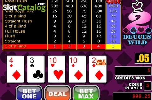Οθόνη3. Deuces Wild (RTG) Κουλοχέρης