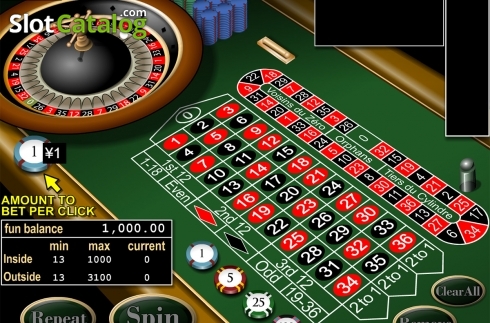 Οθόνη2. European Roulette (RTG) Κουλοχέρης