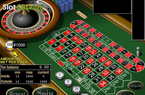 Οθόνη3. European Roulette (RTG) Κουλοχέρης