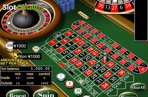 Οθόνη4. European Roulette (RTG) Κουλοχέρης