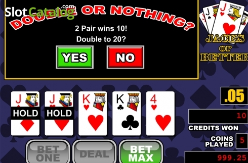 Οθόνη5. Jacks or Better (RTG) Κουλοχέρης