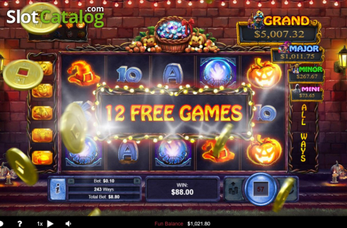 Οθόνη7. Halloween Treasures Κουλοχέρης 