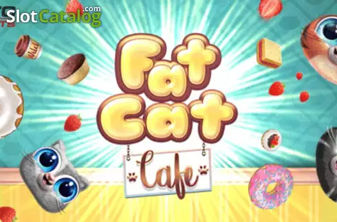 Fat Cat Cafe Λογότυπο Fat Cat Cafe Λογότυπο