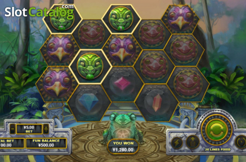 Οθόνη5. Fortune Frog (RTG) Κουλοχέρης 