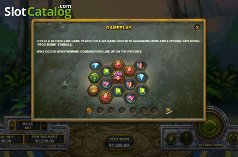 Οθόνη7. Fortune Frog (RTG) Κουλοχέρης 