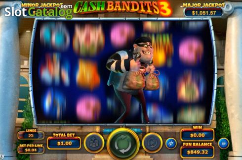 Οθόνη4. Cash Bandits 3 Κουλοχέρης