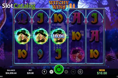 Οθόνη2. Witchy Wins Κουλοχέρης