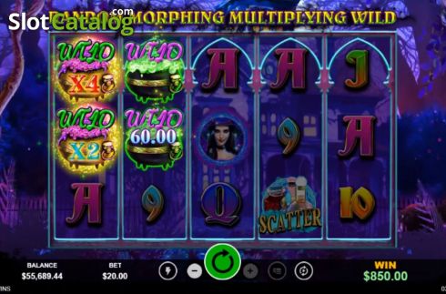 Οθόνη3. Witchy Wins Κουλοχέρης