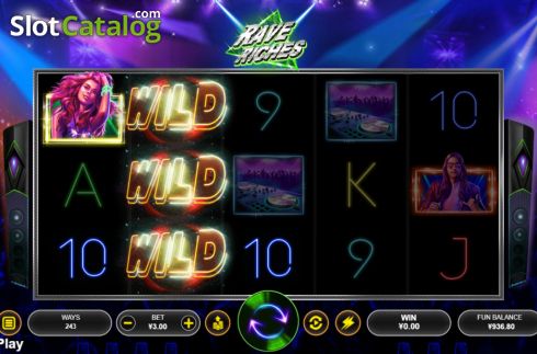 Οθόνη5. Rave Riches Κουλοχέρης