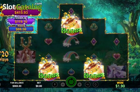 Οθόνη4. Paddys Lucky Forest Κουλοχέρης