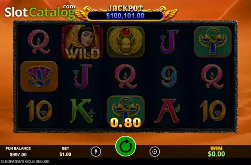 Οθόνη3. Cleopatras Gold Deluxe Κουλοχέρης