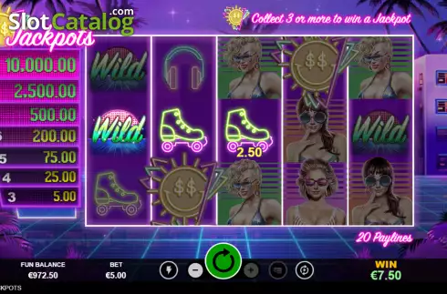 Οθόνη3. Miami Jackpots Κουλοχέρης