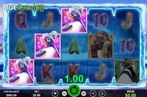 Οθόνη3. Penguin Palooza Κουλοχέρης 