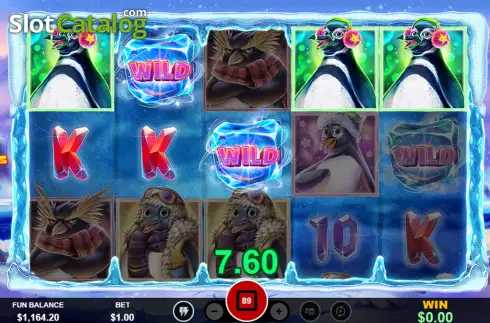 Οθόνη4. Penguin Palooza Κουλοχέρης 