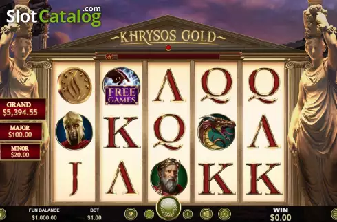 Οθόνη2. Khrysos Gold Κουλοχέρης