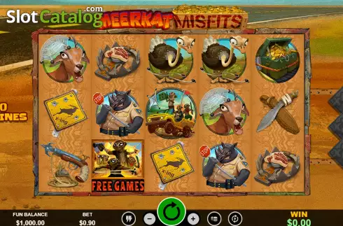 Οθόνη2. Meerkat Misfits Κουλοχέρης