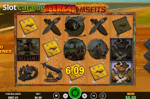 Οθόνη5. Meerkat Misfits Κουλοχέρης