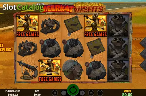 Οθόνη8. Meerkat Misfits Κουλοχέρης