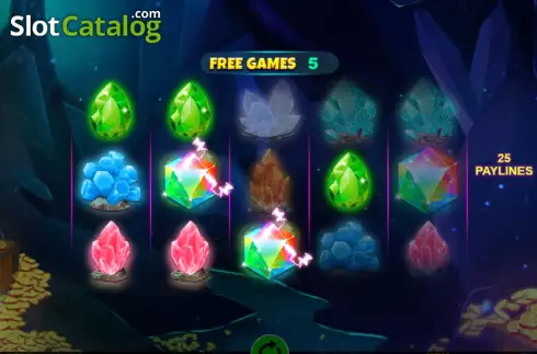 Οθόνη7. Gem Strike Κουλοχέρης 