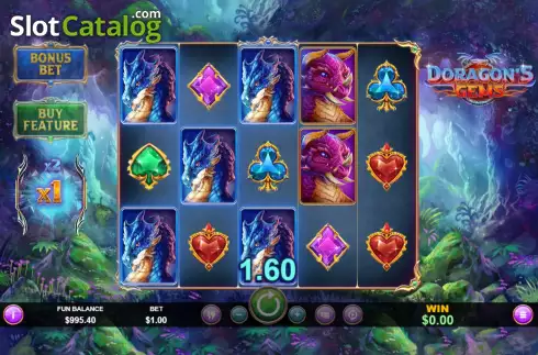 Οθόνη4. Doragon's Gems Κουλοχέρης