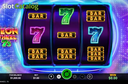 Οθόνη2. Neon Wheel 7s Κουλοχέρης