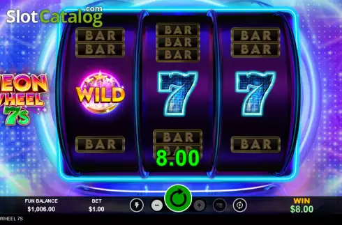 Οθόνη3. Neon Wheel 7s Κουλοχέρης
