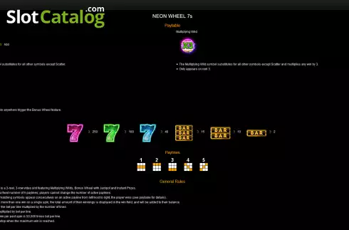 Οθόνη5. Neon Wheel 7s Κουλοχέρης