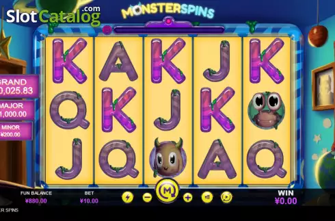 Οθόνη3. Monster Spins Κουλοχέρης