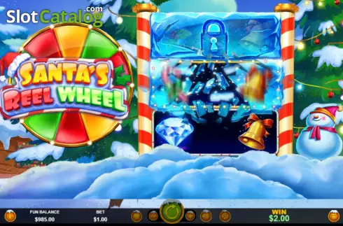 Οθόνη3. Santas Bonus Wheel Κουλοχέρης