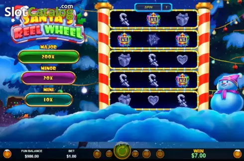 Οθόνη7. Santas Bonus Wheel Κουλοχέρης
