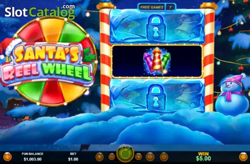 Οθόνη6. Santas Bonus Wheel Κουλοχέρης