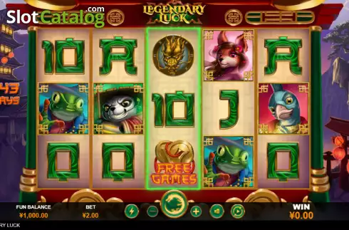 Οθόνη2. Legendary Luck Κουλοχέρης