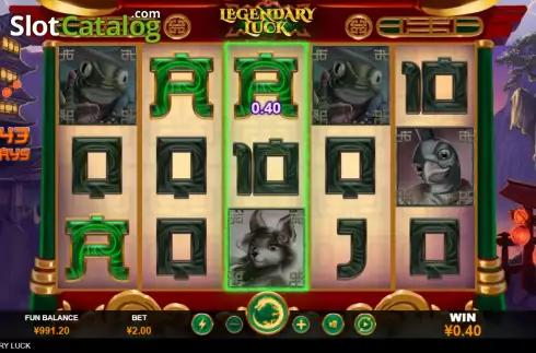 Οθόνη4. Legendary Luck Κουλοχέρης