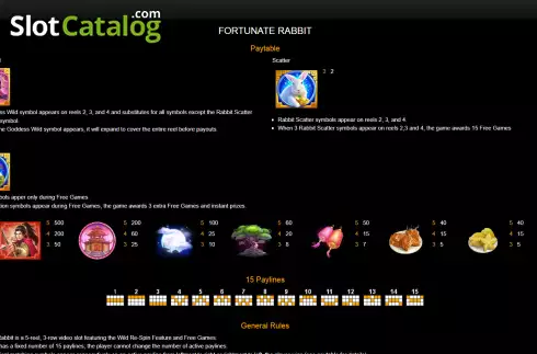 Οθόνη5. Fortunate Rabbit Κουλοχέρης