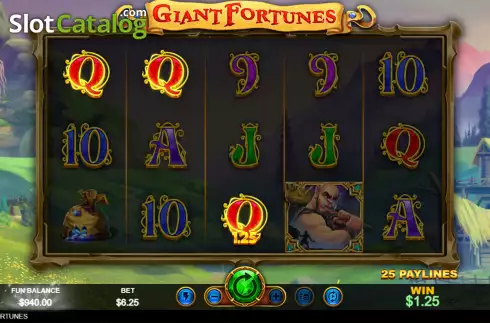 Οθόνη4. Giant Fortunes Κουλοχέρης
