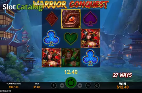 Οθόνη3. Warrior Conquest Κουλοχέρης