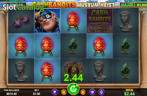 Οθόνη4. Cash Bandits Museum Heist Κουλοχέρης