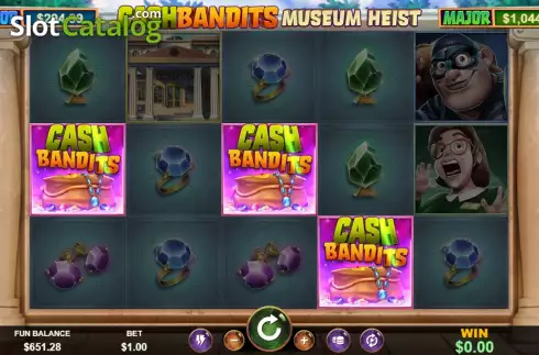 Οθόνη6. Cash Bandits Museum Heist Κουλοχέρης