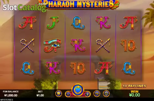 Οθόνη2. Pharaoh Mysteries Κουλοχέρης