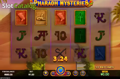 Οθόνη4. Pharaoh Mysteries Κουλοχέρης